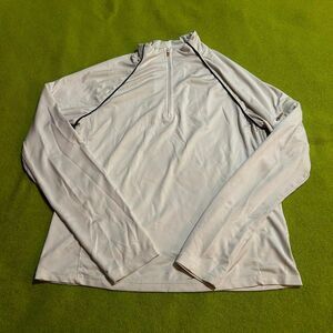 White quarter zip jacket Gap